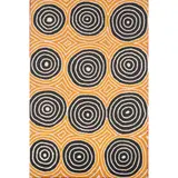 (Language group: Pintupi) by Warlimpirrnga Tjapaltjarri, synthetic polymer paint on canvas, sold Mar 2025