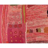 Ginger Wikilyiri, (Language group: Pitjantjatjar), synthetic polymer paint on linen