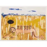 Arthur Boyd, Nebuchadnezzar, colour etching, A.P.