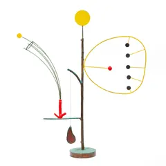 Peter D. Cole, Fire in The Pear Orchard, 1993, bronze, brass, copper and painted and patinated wood