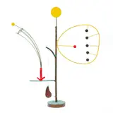 Peter D. Cole, Fire in The Pear Orchard, 1993, bronze, brass, copper and painted and patinated wood