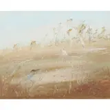 Arthur Boyd, Figure in Landscape with Bird, oil on canvas