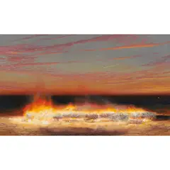 Tim Storrier, (Evening Fire and Shooting Star), oil on canvas