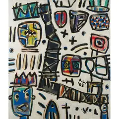 David Larwill, Owl, 2003, oil on linen