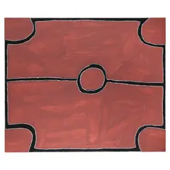 (Language group: Gija) by Rammey Ramsey, natural earth pigments on canvas, sold Oct 2024