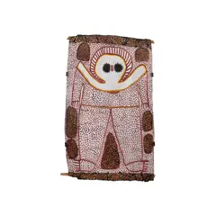 Lily Karadada, (Language group: Wunambal), synthetic polymer paint on bark