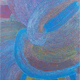 Tommy Mitchell, (Language group: Ngaanyatjarra), synthetic polymer paint on linen