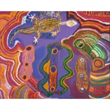 Barney Wangin, (Language group: Pitjantjatjara), synthetic polymer paint on canvas