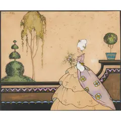 Ethel Jackson Morris, Untitled, 1917, watercolour, ink and gouache on paper