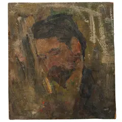 Mary Meyer, Portrait of Dr Felix Meyer, oil on panel