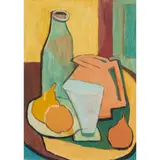 Dorothea Francis, Still Life, oil and gouache on paper laid on board