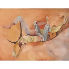 Dorothy Braund, Boys Dreaming, 1971, oil on masonite