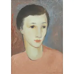 Anne Montgomery, Study, oil on composition board