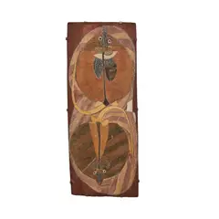 Peter Maralwanga, Nawilah – Stingray Dreaming, natural pigments on bark