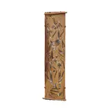 Djawida Nadjongorle, Mimih Figures and Lotus, natural pigments on bark