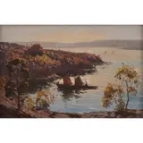 James Ranalph Jackson, Taylors Bay, Sydney Harbour, oil on canvas