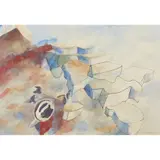 Joe Felber, Abstract, 1980, watercolour and pencil on paper