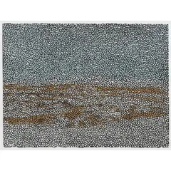 Untitled by Daniel Ngarragoonda Boyd, 2015, lithograph and woodcut, ed. 1/2 P/P, sold Nov 2024