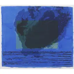 Howard Hodgkin, A Storm, 1977, lithograph and handcolouring in gouache, ed. 74/100