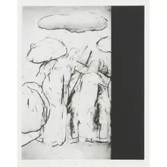 Brent Harris, Stations of the Cross No V, 2021, aquatint etching, ed. A/P
