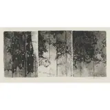 Fred Williams, Landscape Triptych No. 1, 1962, sugar lift aquatint, engraving and drypoint, ed. 55/65