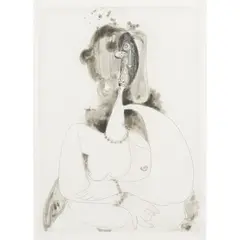 George Condo, More Sketches of Spain - For Miles Davis #8, 1991, aquatint and etching, ed. 34/40