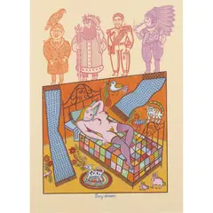 Barbara Hanrahan, Day Dream, 1977, screenprint, ed. 11/25