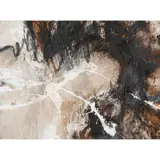 Sophie Cape, The Void Cape, 2011, soil, acrylic, tar, charcoal, ink and bone on canvas