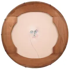 Laith McGregor, The Buddha of the Bourgeoisie, oil on canvas in artist made frame