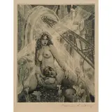 Norman Lindsay, Our Earth, 1936, etching