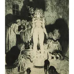 Norman Lindsay, Little Witch, 1937, etching, ed. 10/40