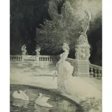 Norman Lindsay, Leda, 1929, etching, ed. 14/55