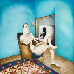 Caroline Zilinsky, The Haunting of Timothy Shaw, 2020, oil on linen