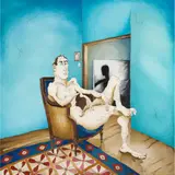 Caroline Zilinsky, The Haunting of Timothy Shaw, 2020, oil on linen