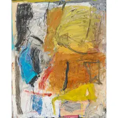 Aida Tomescu, Untitled, 1987, mixed media on canvas