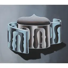 Paul Boston, Round House, 2016, acrylic on board