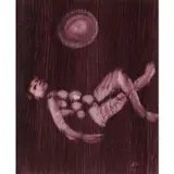 They Bronze In The Sun's Blaze And Dry The Sores Of Their Debauchery by Sidney Nolan, 1965, mixed media on paper, sold Feb 2024