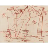 Sidney Nolan, Weeping Head and Stars, Icare