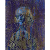 Shakespeare Sonnet by Sidney Nolan, 1967, mixed media on paper, sold Feb 2024