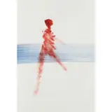 Dancer by Sidney Nolan, c.1961, mixed media on paper, sold Feb 2024