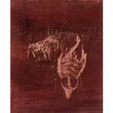 Hyena and Carcass by Sidney Nolan, c.1963, mixed media on paper, sold Feb 2024