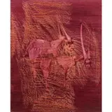 Antelope by Sidney Nolan, c.1963, mixed media on paper, sold Feb 2024