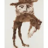 Gallipoli Soldiers by Sidney Nolan, c.1961, mixed media on paper, sold Feb 2024