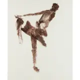 Dancers by Sidney Nolan, c.1961, mixed media on paper, sold Feb 2024