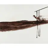 The Watcher On The Cast-Iron Balcony by Sidney Nolan, c.1961, mixed media on paper, sold Feb 2024