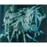 Orpheus by Sidney Nolan, 1963, mixed media on paper, sold Feb 2024