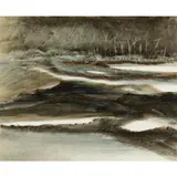 New England by Sidney Nolan, c.1961, mixed media on paper, sold Feb 2024