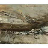 Mississippi by Sidney Nolan, c.1961, mixed media on paper, sold Feb 2024