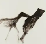 Kelly Leading his Horse by Sidney Nolan, 1961, mixed media on paper, sold Feb 2024