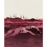 Gallipoli Figure in Landscape by Sidney Nolan, c.1965, mixed media on paper, sold Feb 2024